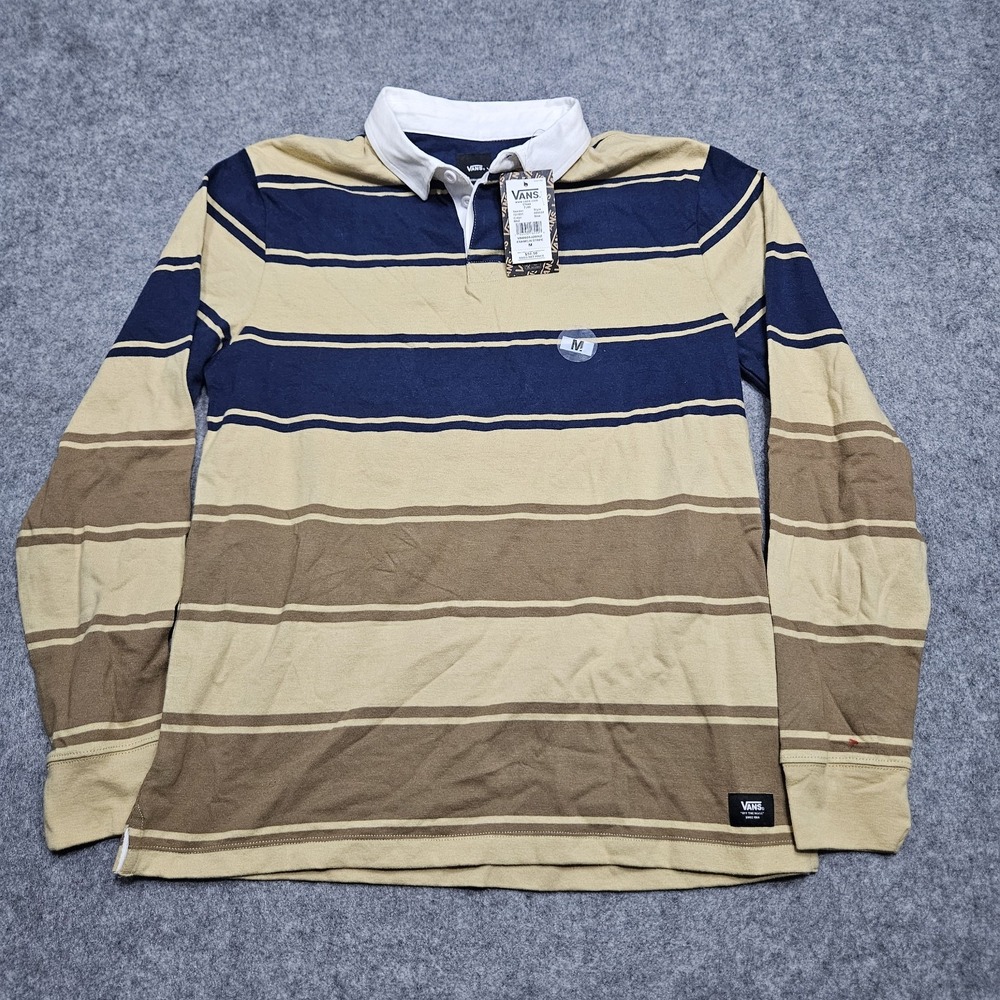 Van's Franklin Stripe Long Sleeve Shirt‎ Medium